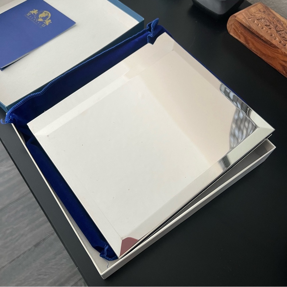 Melannco Photo Album Silver Mirror New Vintage